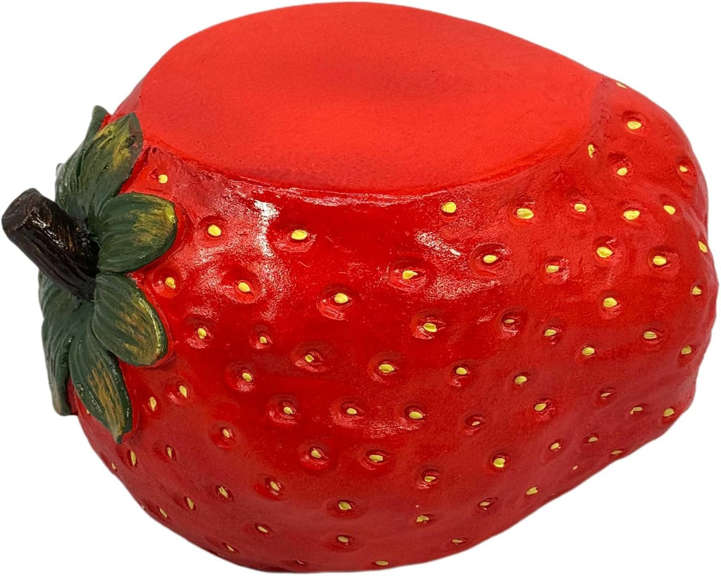 Galt International 10' Red Strawberry Fruit Stool Plant Stand for Home Decor Plant Stand Garden Indoor Outdoor Decorations