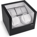 Versa Watch Winder with Storage, Automatic Watch Winder for Automatic Watches, Double Watch Winder with Storage, Compatible with Rolex