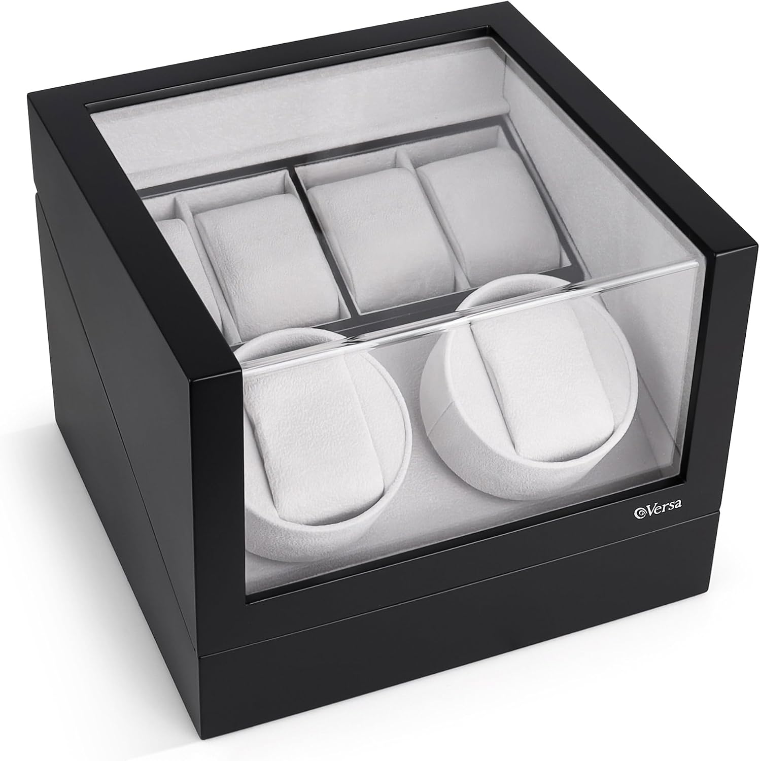 Versa Watch Winder with Storage, Automatic Watch Winder for Automatic Watches, Double Watch Winder with Storage, Compatible with Rolex