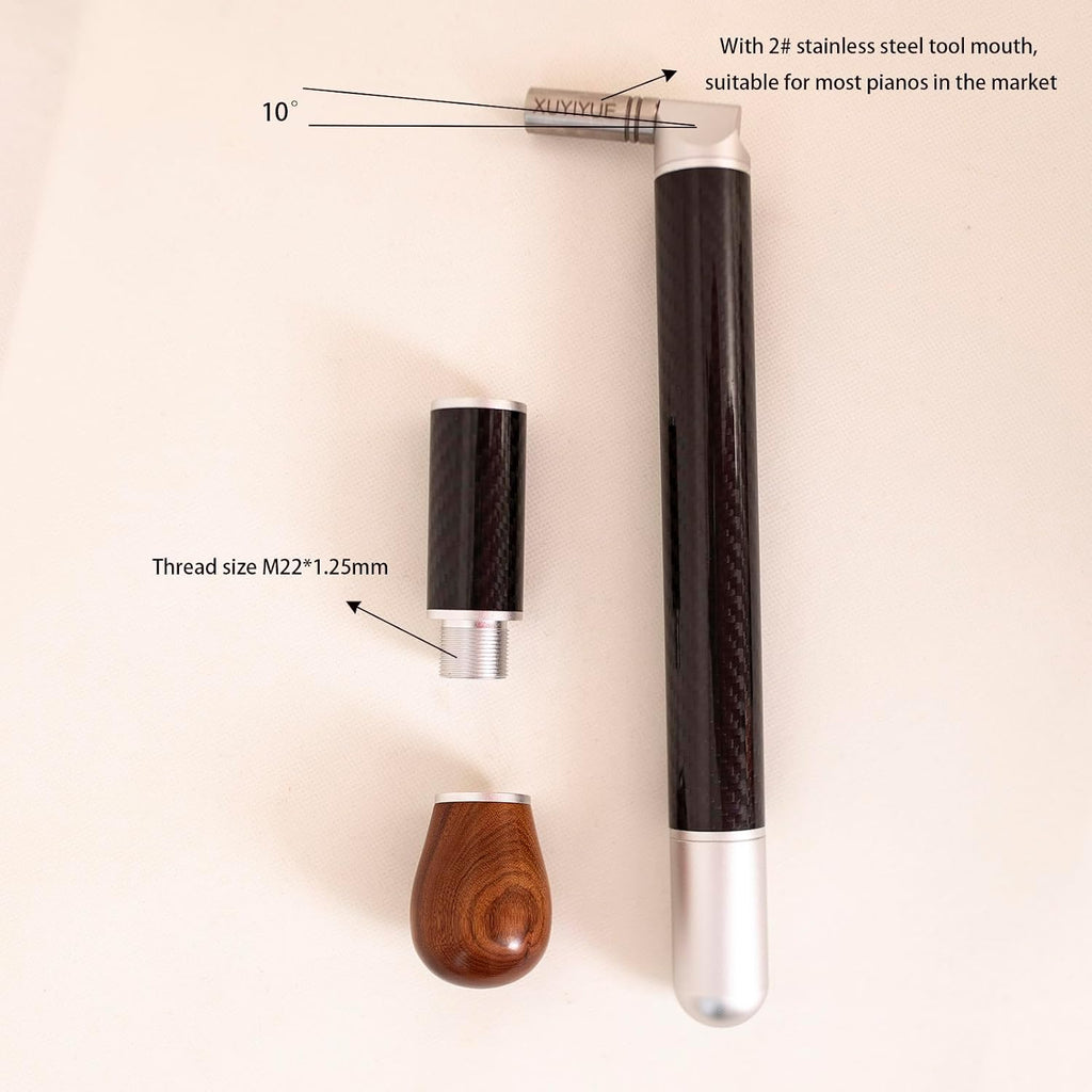 Piano Tuning Tool Set Tuning Wrench Piano Hammer Carbon Fiber Material Lightweight Professional Piano Repair Tools Made Of Carbon Fiber