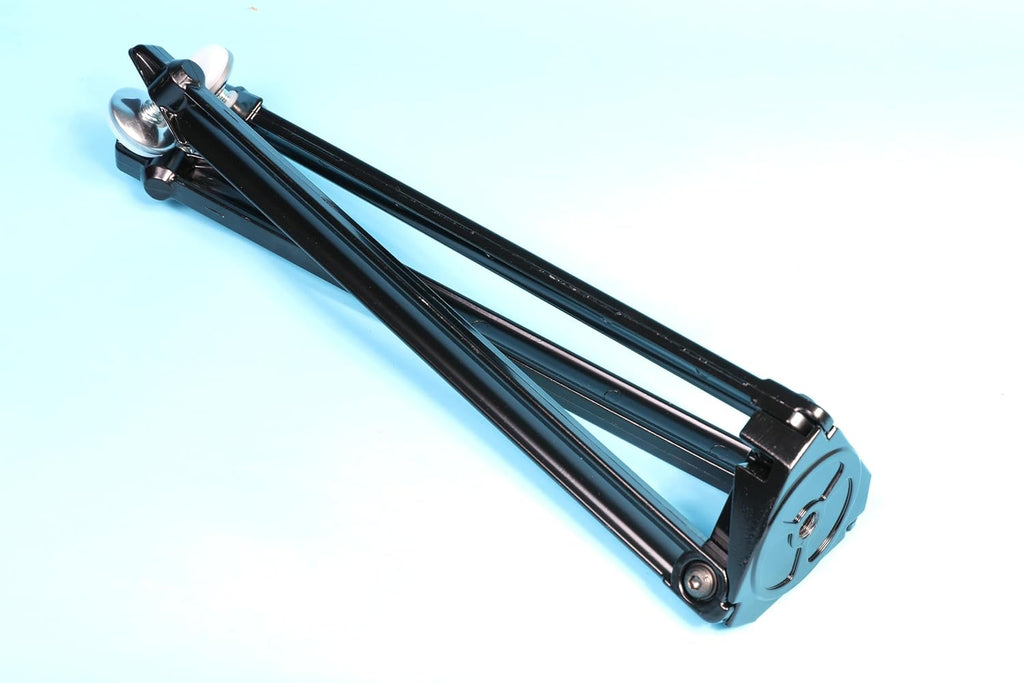 Hammers Height Adjustable Prone Benchtop Standing Bullseye 5/8' Stainless Steel Pole Competition Spotting Scope Stand with Bench Mount Plate Crossbar Swivel Ball Head Tripod Base