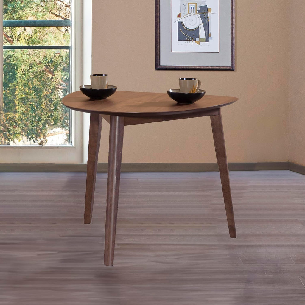 New Classic Furniture Oscar Wood Corner Table, Walnut