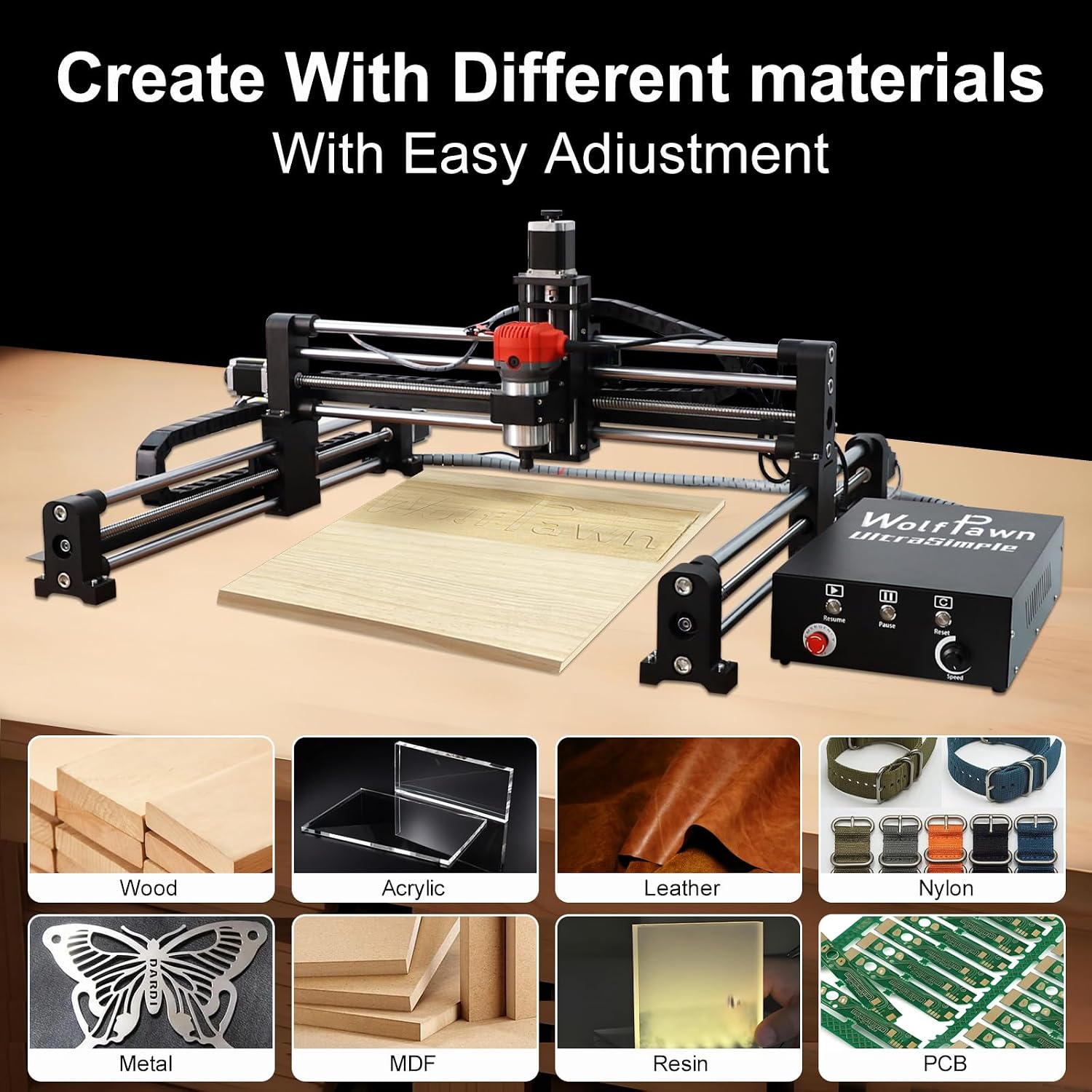 Upgraded CNC Router Machine,3-Axis Grbl Conrol Milling Machine for Wood Acrylic Aluminum,Engraving Milling Machine for Wood Aluminum Cutting to Linear Rails (Style - A, 23.6in)