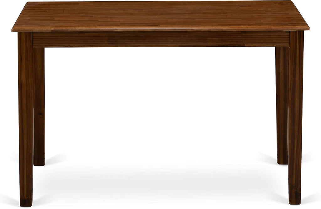 East West Furniture YAT-AWA-T Yarmouth Rectangle Modern Dining Table, 30x48 Inch, Walnut