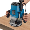 2200W Cordless Compact Router, 6-Speed Adjustment, Depth adjustment gear, Wood Milling Cutter Pruning Machine, with 15 Milling Cutter, Precision Scale, for Wood Working Slotting, Trimming, Carving