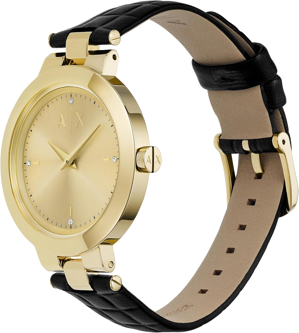 Armani Exchange A|X Women's Watch, Two-Hand Stainless Steel Watch for Women