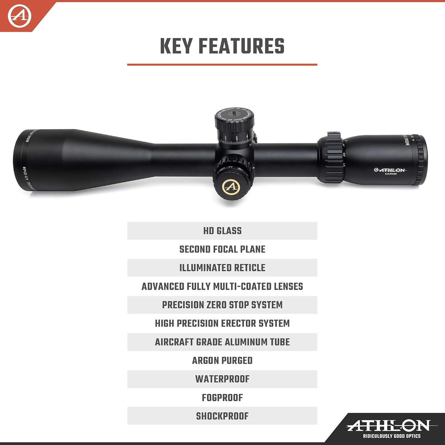 Athlon Optics Midas BTR GEN2 HD Second Focal Plane Riflescopes