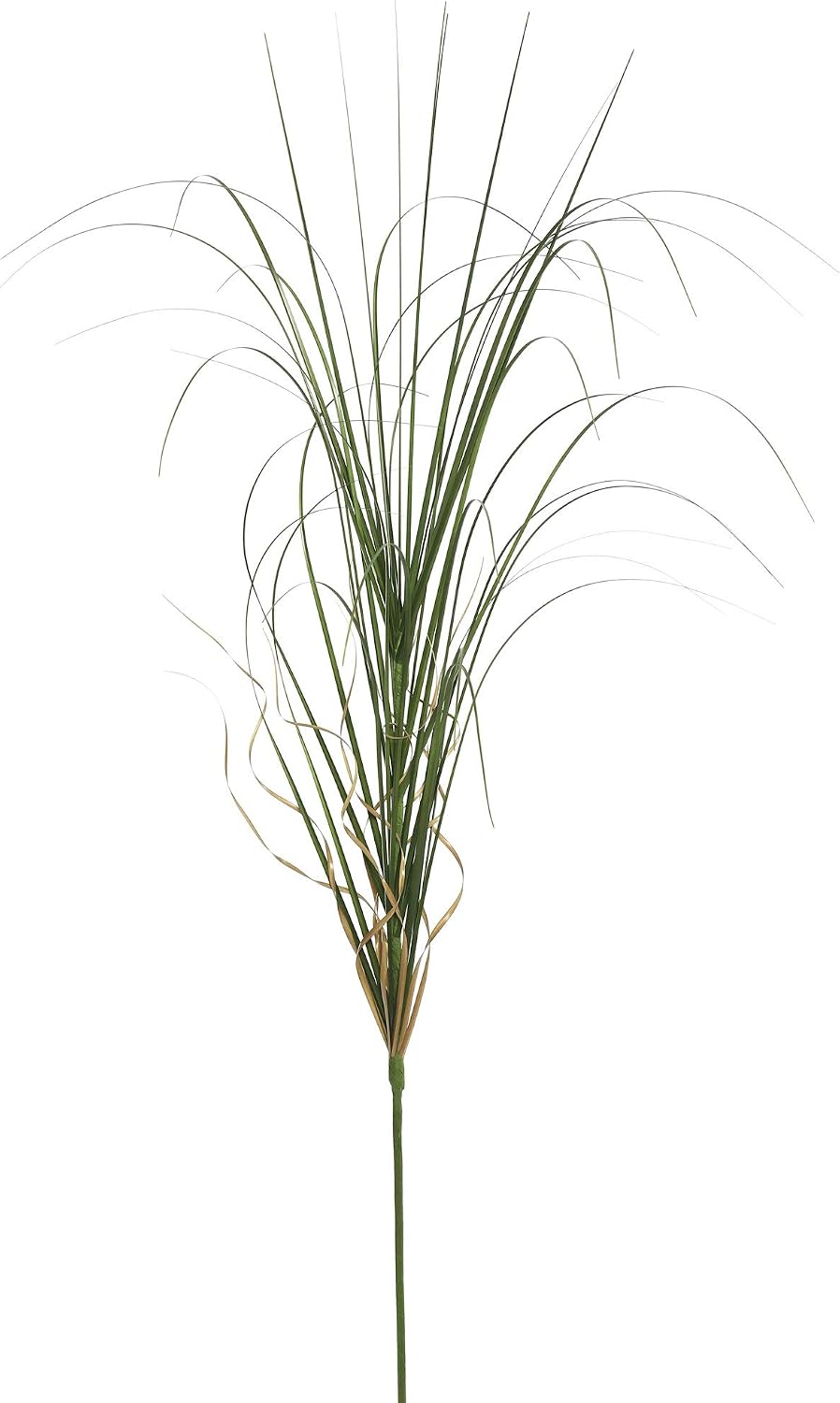 Vickerman 60' Tall PVC Artificial Potted Green Curled Grass Decor - Realistic Looking Greenery Decoration for Home Kitchen Business Office Arrangements