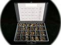Grade 8 Bolt NUT & Washer & Lock Washer Assortment - KIT 490 Pieces FINE Thread Hardware Fastener Kit Set RV9030S