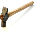 Handmade Cross Peen Hammer | HandForged Damascus Steel | Heat Treated | Wood Working | Ash Wood Handle | 9.8 oz | German Style
