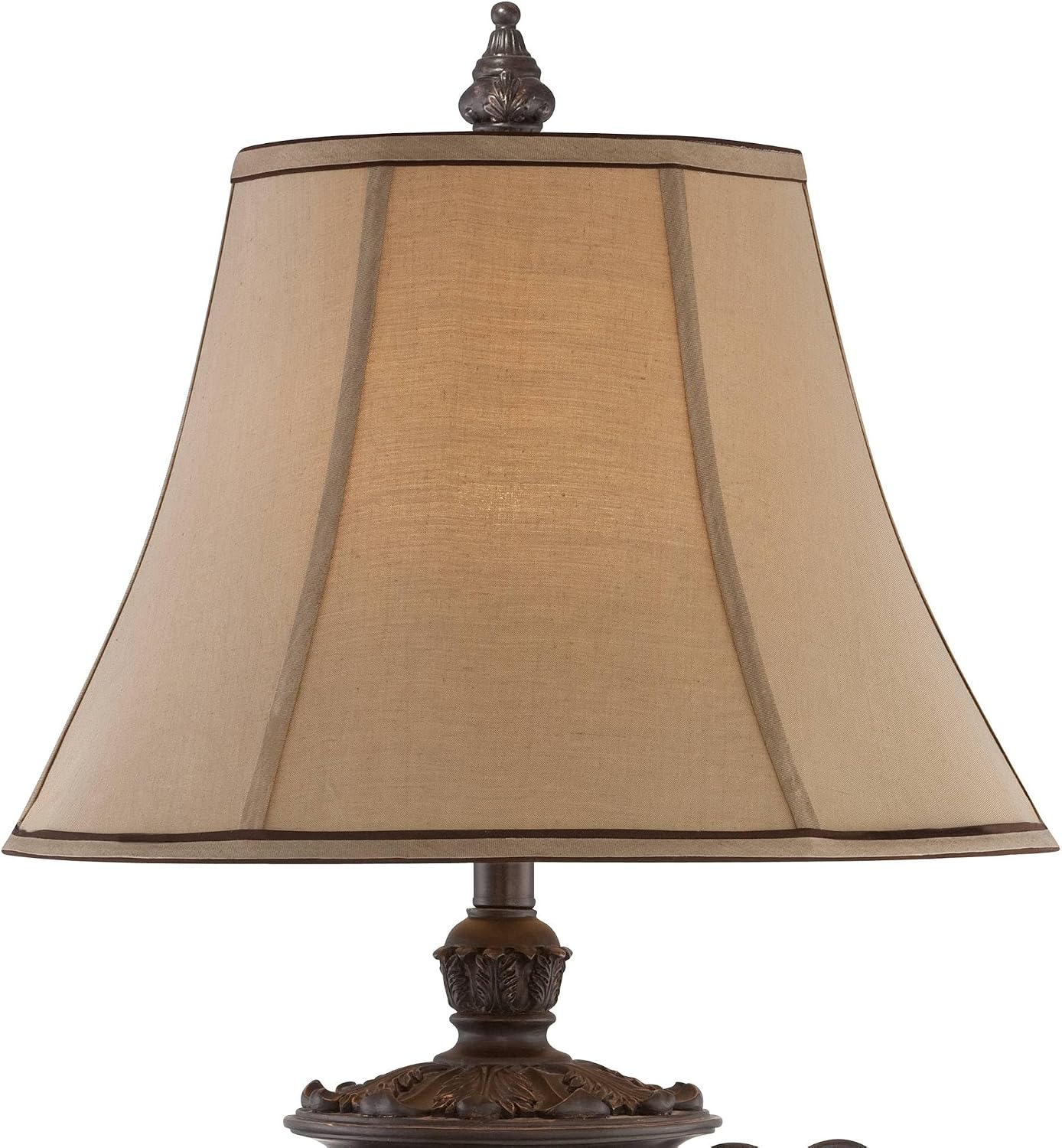 Regency Hill Bronze Crackle 31 1/2' Tall Large Urn Traditional End Table Lamps Set of 2 Brown Living Room Bedroom Bedside Nightstand House Office Home Reading Kitchen Entryway Console