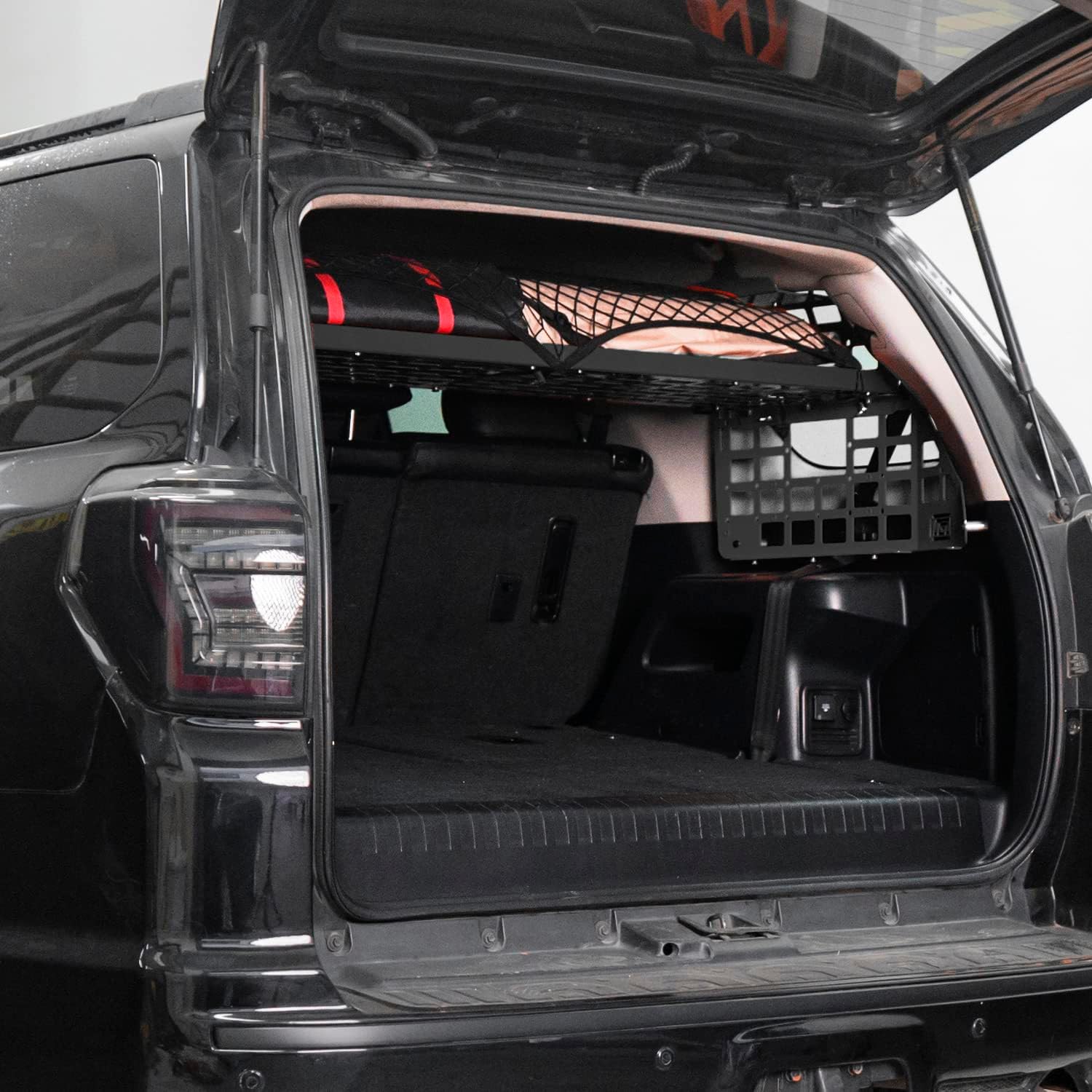 HIGH FLYING for Toyota 4Runner 2010-2024 Car Accessories Modular Storage Molle Panel System Trunk Shelf Luggage Carrier Cargo Racks Trunk Organizer Aluminum Alloy Whole Kit