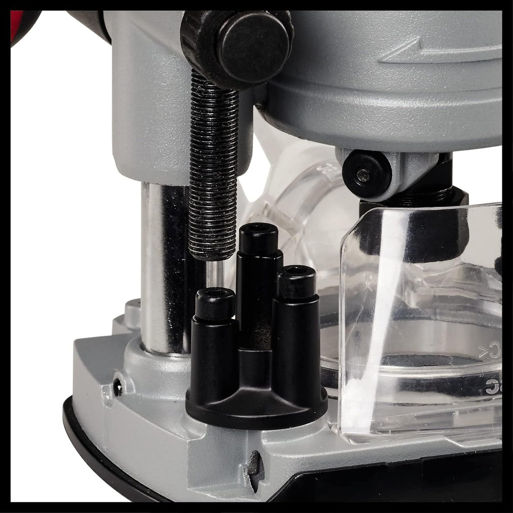 Einhell Power X-Change 18V Cordless Wood Router Tool - Brushless Motor, 35mm Stroke Height, Fine Depth Adjustment - TP-RO 18 Li BL Router Woodworking - Battery and Charger Not Included