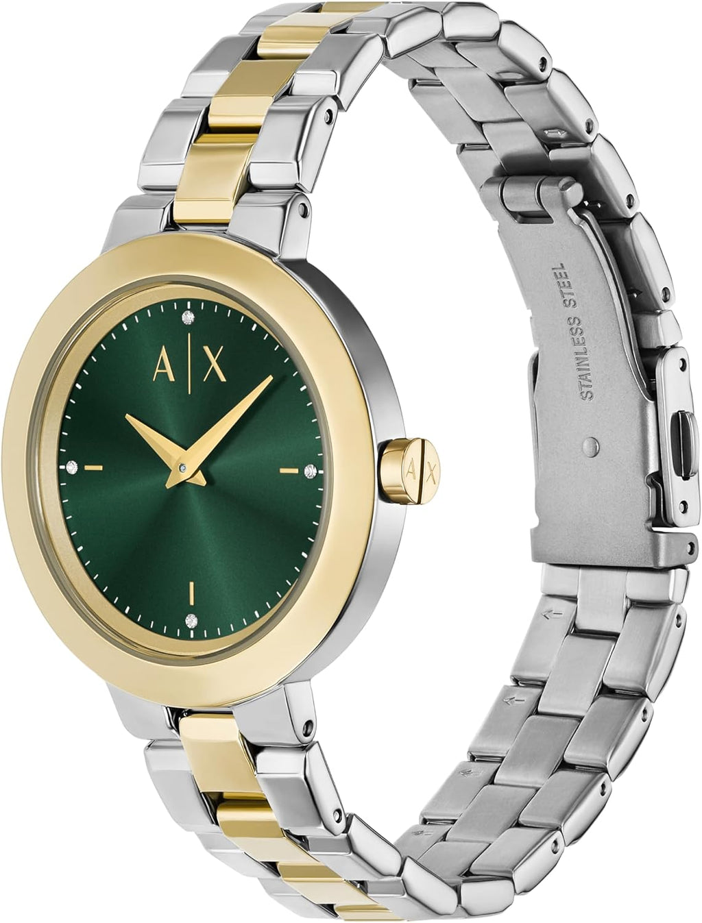 Armani Exchange A|X Women's Watch, Two-Hand Stainless Steel Watch for Women