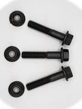 (Qty 30pcs) 7/16-14x2-1/4 Grade 8 Flange Frame Bolts Cap Screws 7/16x14x2-1/4 & Nuts Hardware Fastener Kit Set RV7826S