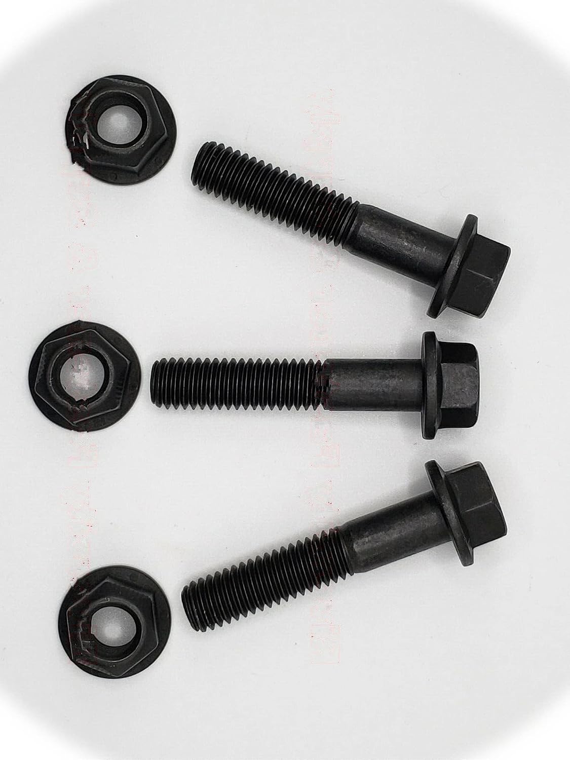 (Qty 30pcs) 7/16-14x2-1/4 Grade 8 Flange Frame Bolts Cap Screws 7/16x14x2-1/4 & Nuts Hardware Fastener Kit Set RV7826S