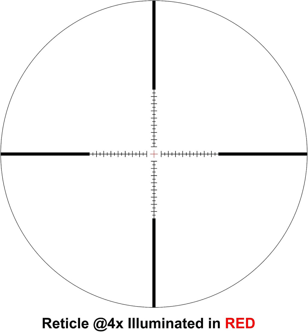 Hammers 1inch Tube 4-16x40 Side Focus 1st First Focal Plane FFP Range Finding Jumbo Wheel Side Focus Rifle Scope with Green Red Illuminated Range Etched Glass Reticle
