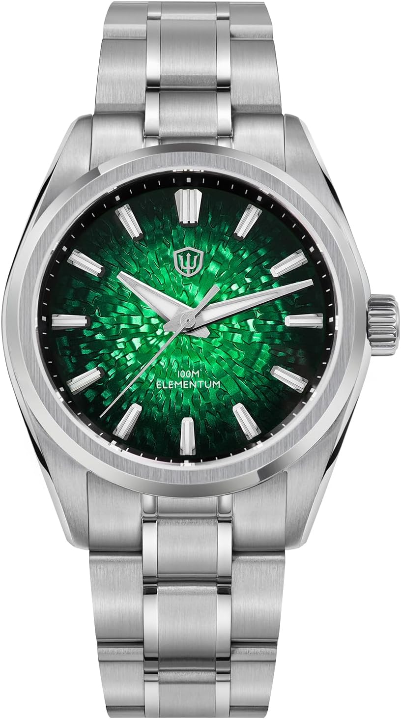 watchdives WD0003C Elementum Original Design Men Watch VH31 Sweep Second Quartz Watch 36mm Sapphire Crystal Luxury Wristwatch 100m Waterproof
