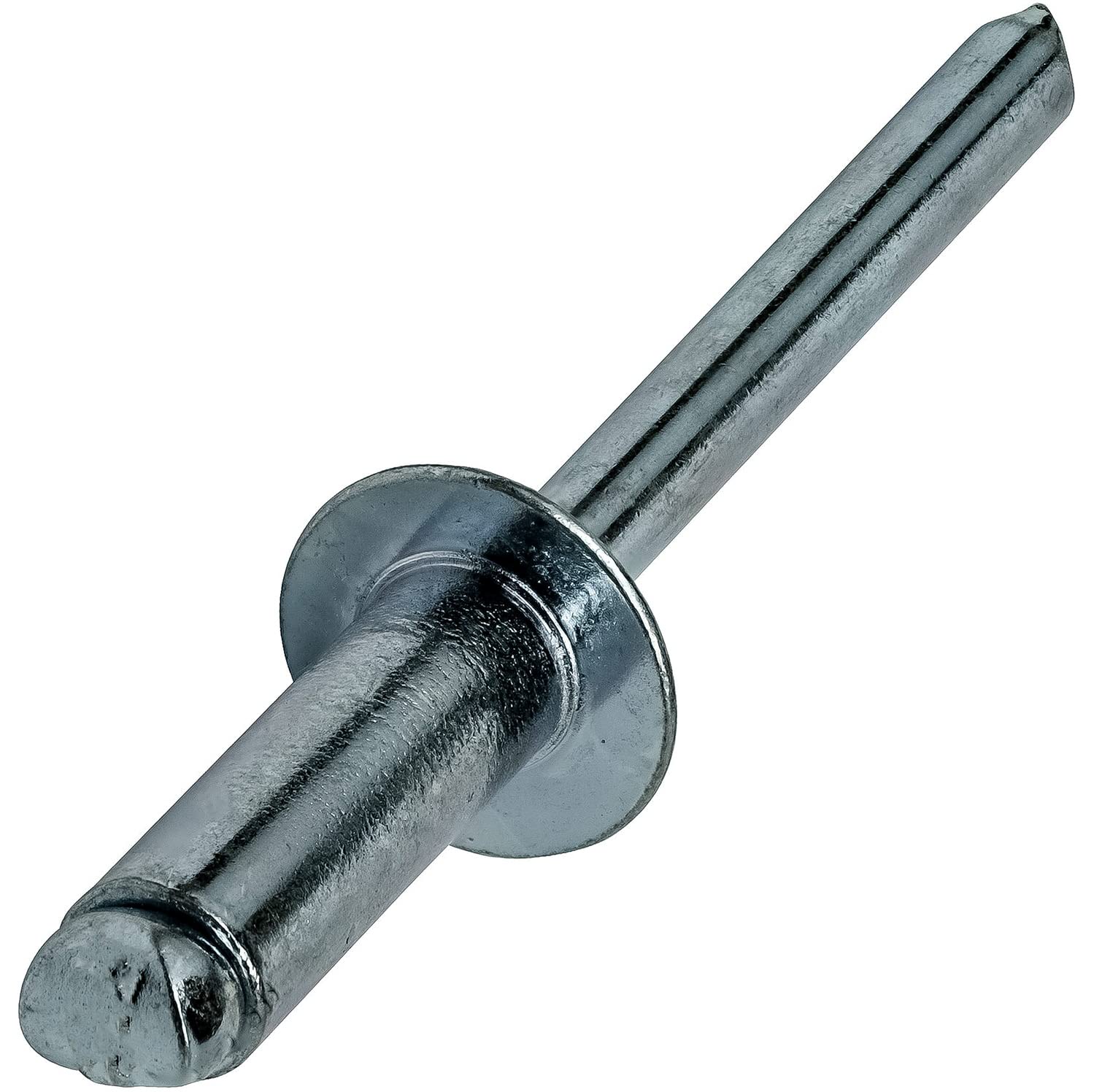 Pop Rivets 3/16' x 1/4' All Steel Dome Head Blind 6-4 Quantity 1000 Fastener Set LS15926F