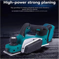 Handheld Electric Planer Cordless Wood Planing Mac 15000RPM Rechargeable Electric Planer Brushless Electric Router Trimmer Wood Cutting Tool Woodworking