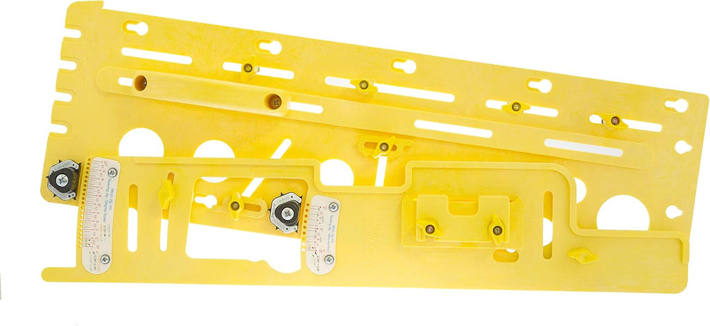MICROJIG GRR-RIPPER Microdial Tapering Jig for Table and Band Saws, Taper Parts for Woodworking, TJ-5000, Yellow