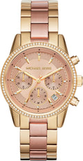 Michael Kors Bryant Chronograph Women's Watch, Stainless Steel and Pavé Crystal Watch for Women