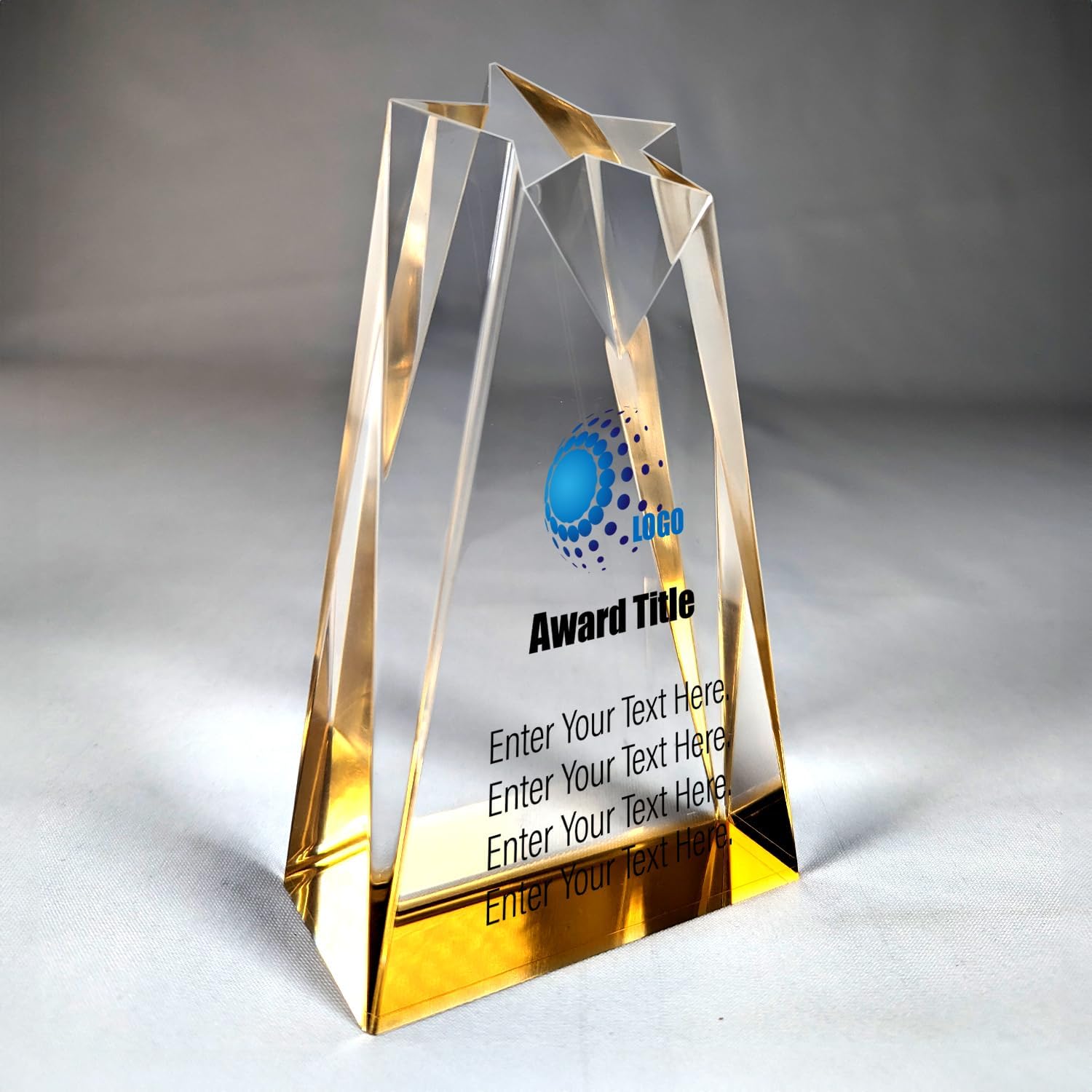 Acrylic Award- Personalized Award for Employee of the Month, Appreciation Gifts, Custom Trophy, Employee Appreciation, Work Anniversary, Co-Worker Gifts