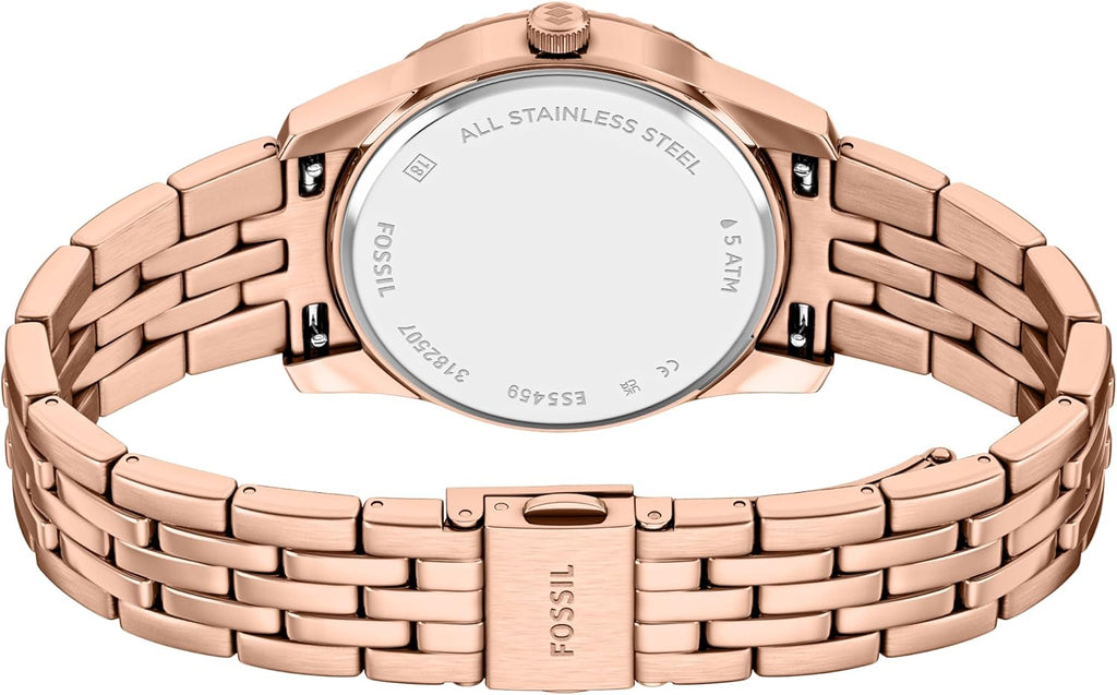 Fossil Women's Watch, Scarlette Quartz Stainless Steel Three-Hand Watch for Women