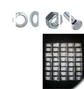 Grade 5 Bolt Assortment Bolts Nuts & Washer 1/4-20 5/16-18 3/8-16 7/16-14 1/2-13 Hardware Fastener Kit Set RV9434S