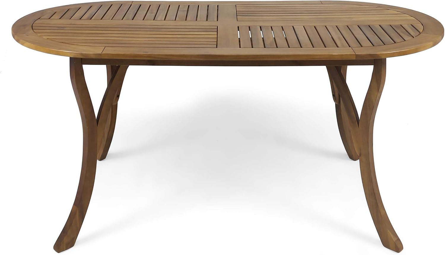 Christopher Knight Home Baia Outdoor 70' Oval Acacia Wood Dining Table, Teak
