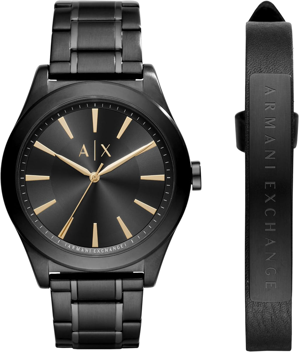A|X Armani Exchange Men's Watch, Three-Hand Watches for Men