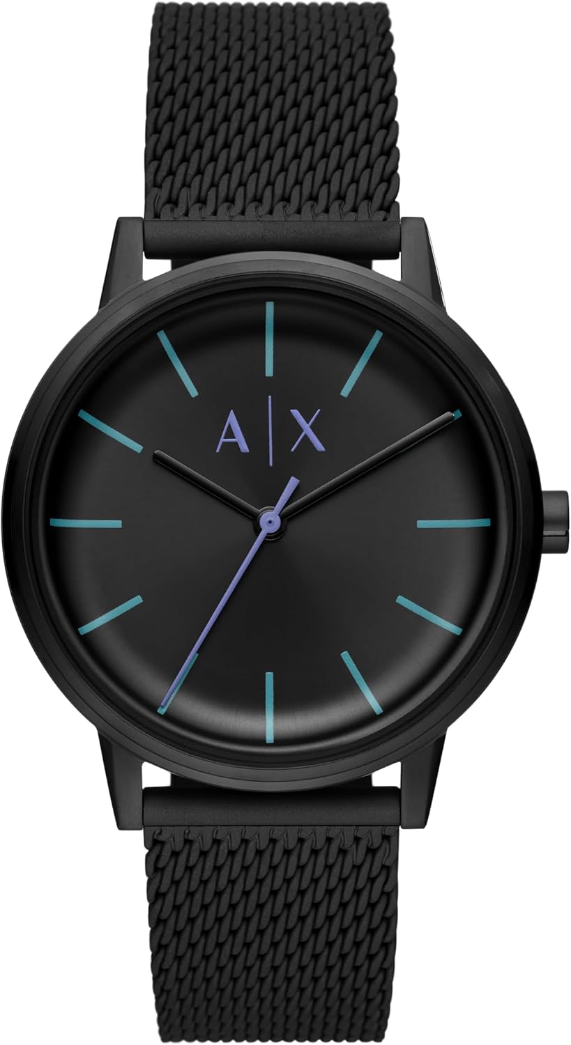 A|X Armani Exchange Men's Watch, Three-Hand Watches for Men