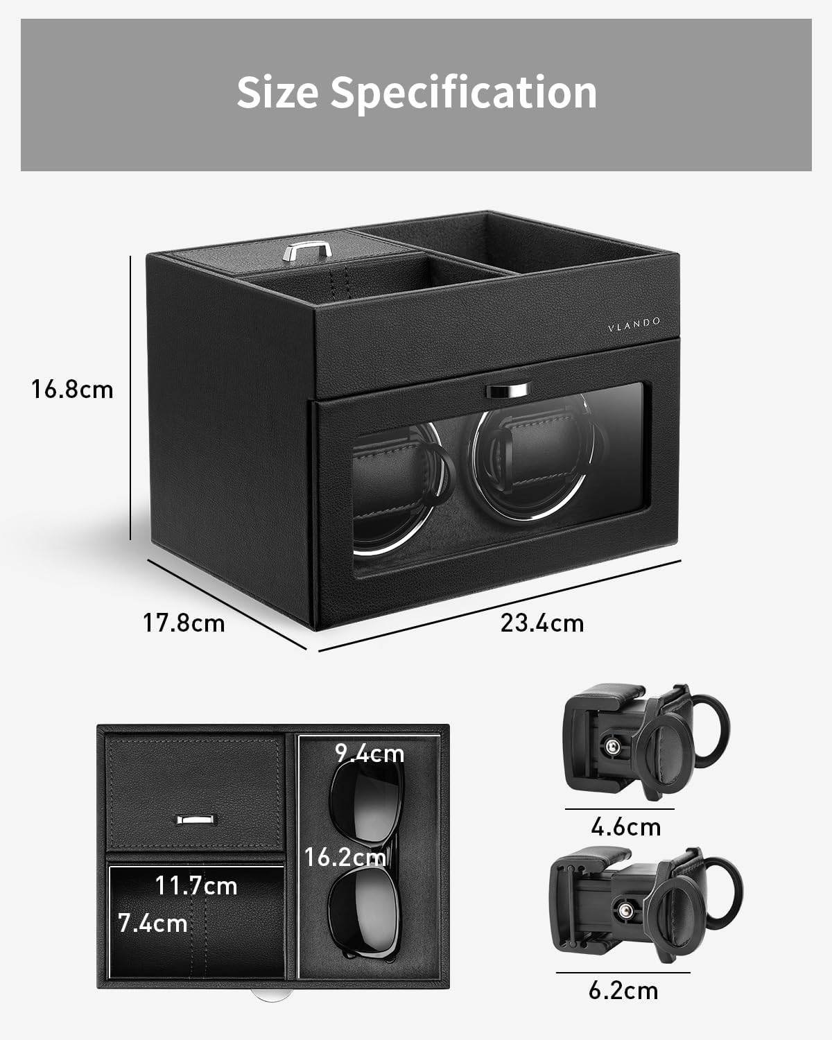 VLANDO Automatic Double for Men Gift