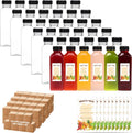 BAKHUK 5076pcs 16oz Empty Plastic Juice Bottles with Caps, Plastic Water Bottles with lids, Reusable Clear Bulk Beverage Containers for Juice, Milk and Other Beverages