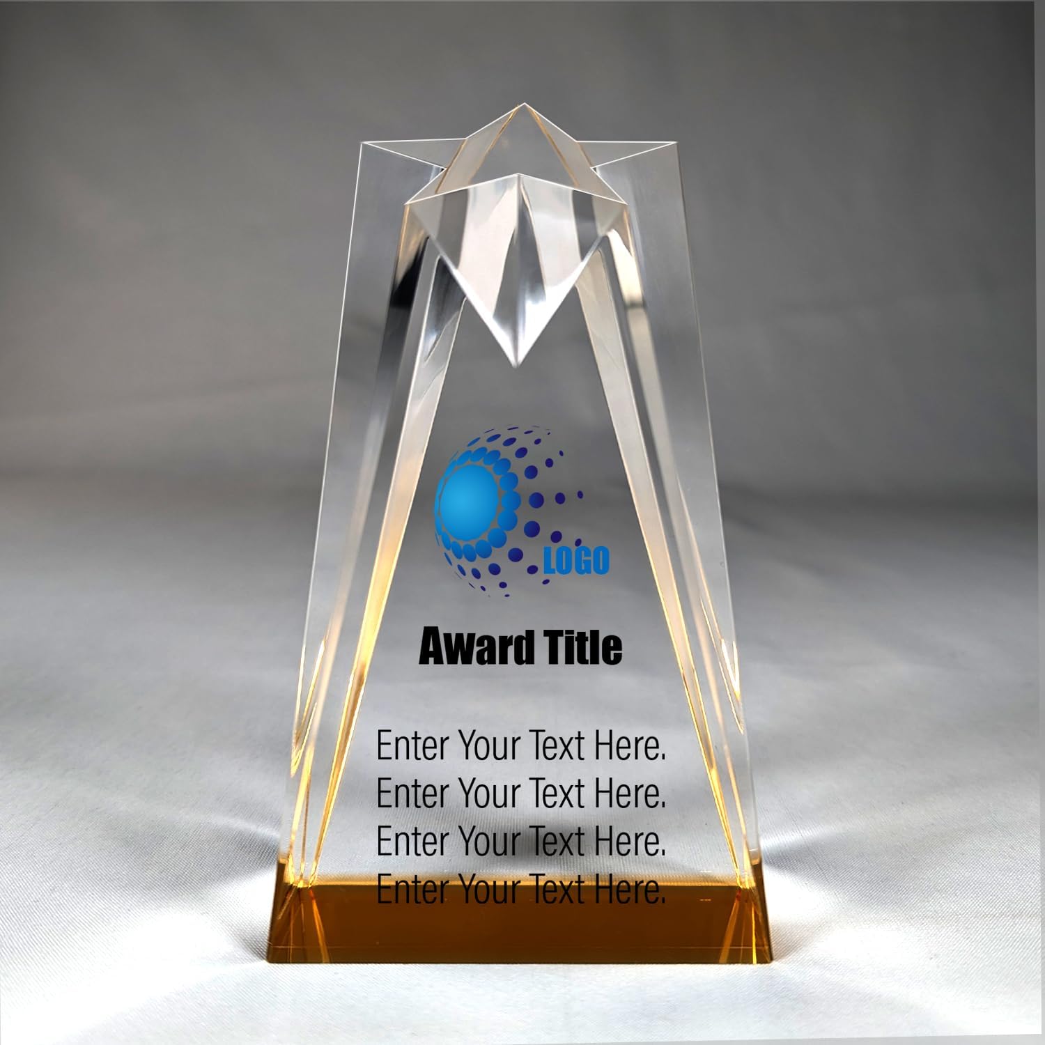 Acrylic Award- Personalized Award for Employee of the Month, Appreciation Gifts, Custom Trophy, Employee Appreciation, Work Anniversary, Co-Worker Gifts