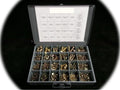 Grade 8 FINE Thread Bolt NUT & Washer Assortment KIT 490 Pieces Hardware Fastener Kit Set RV9088S