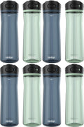 Contigo Ashland 2.0 AUTOSPOUT Water Bottle, 24 oz, Blueberry; Agave (Pack of 8)