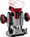 Einhell Power X-Change 18V Cordless Wood Router Tool - Brushless Motor, 35mm Stroke Height, Fine Depth Adjustment - TP-RO 18 Li BL Router Woodworking - Battery and Charger Not Included
