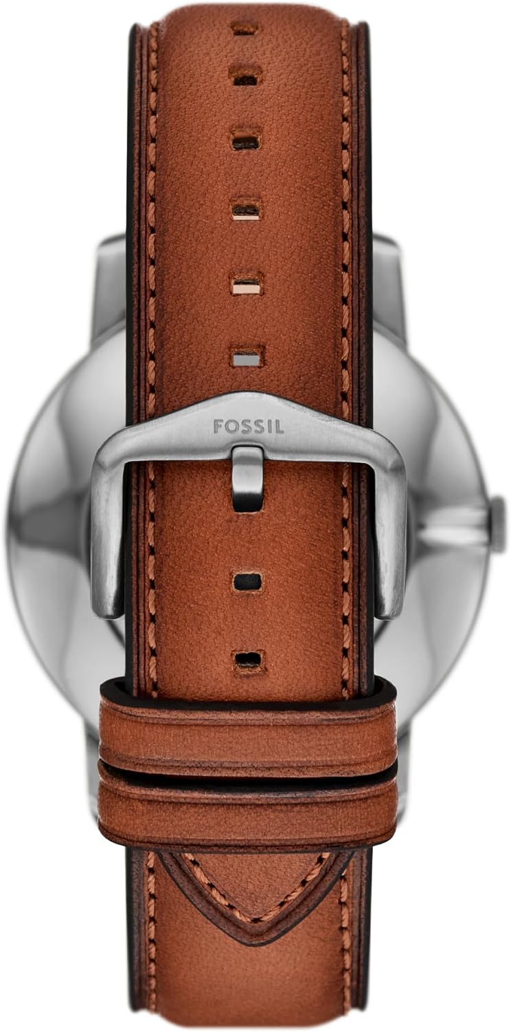 Fossil Men's Minimalist Quartz Stainless Steel Three-Hand Watch for Men
