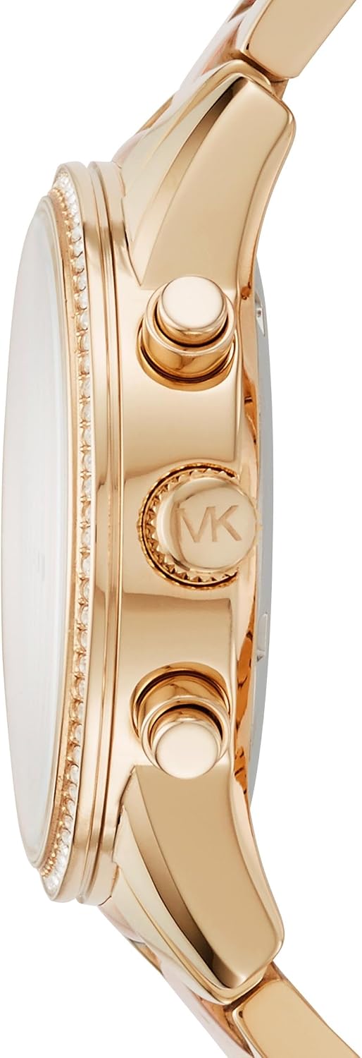 Michael Kors Bryant Chronograph Women's Watch, Stainless Steel and Pavé Crystal Watch for Women