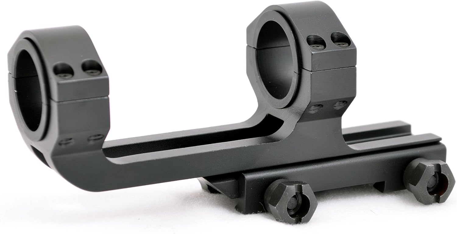 Hammers 1-5X24 Lightweight 30mm Tube Clean View Low Light Profile Quick Action Dot Reticle Rifle Scope w/One Piece Offset Mount