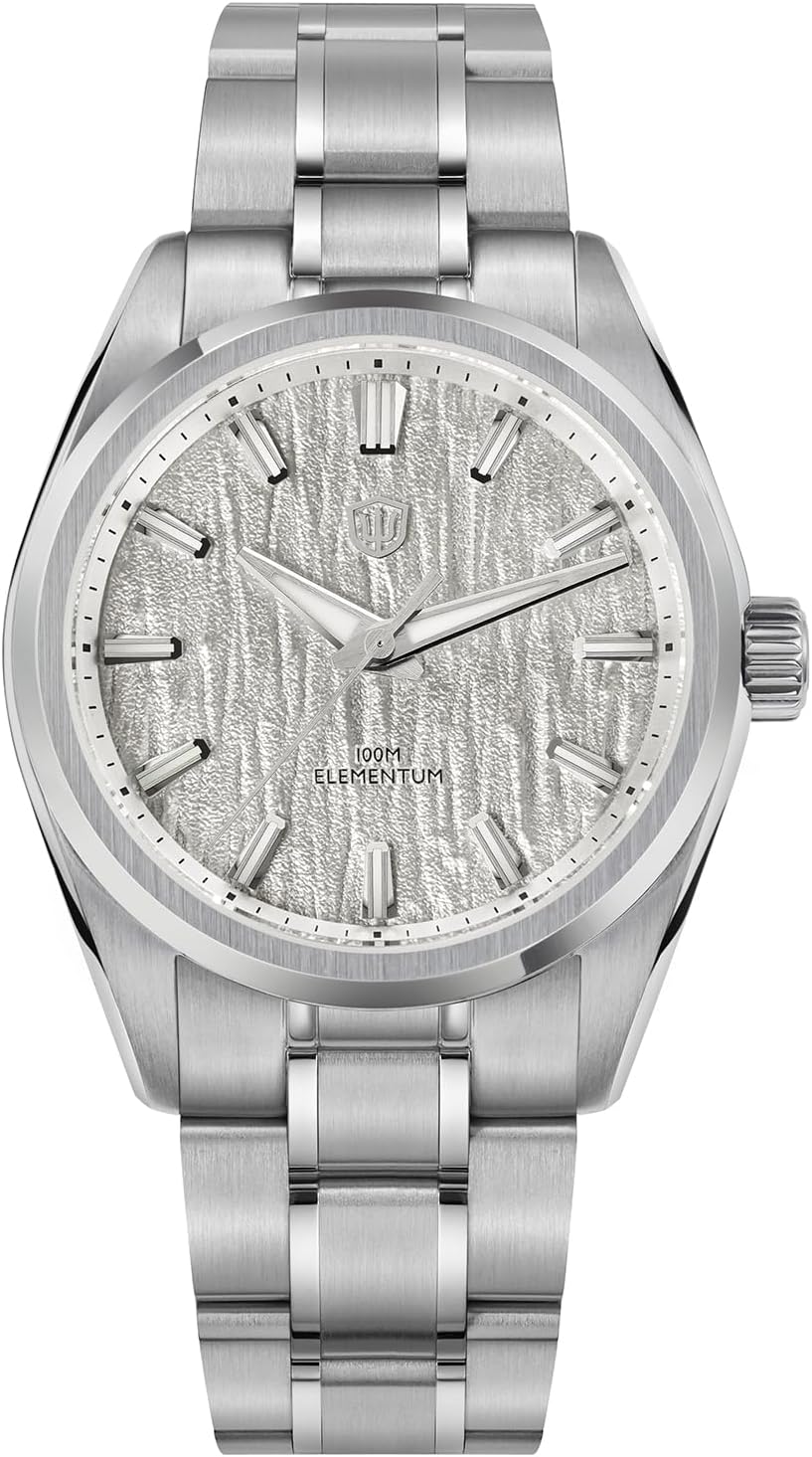 watchdives WD0003C Elementum Original Design Men Watch VH31 Sweep Second Quartz Watch 36mm Sapphire Crystal Luxury Wristwatch 100m Waterproof