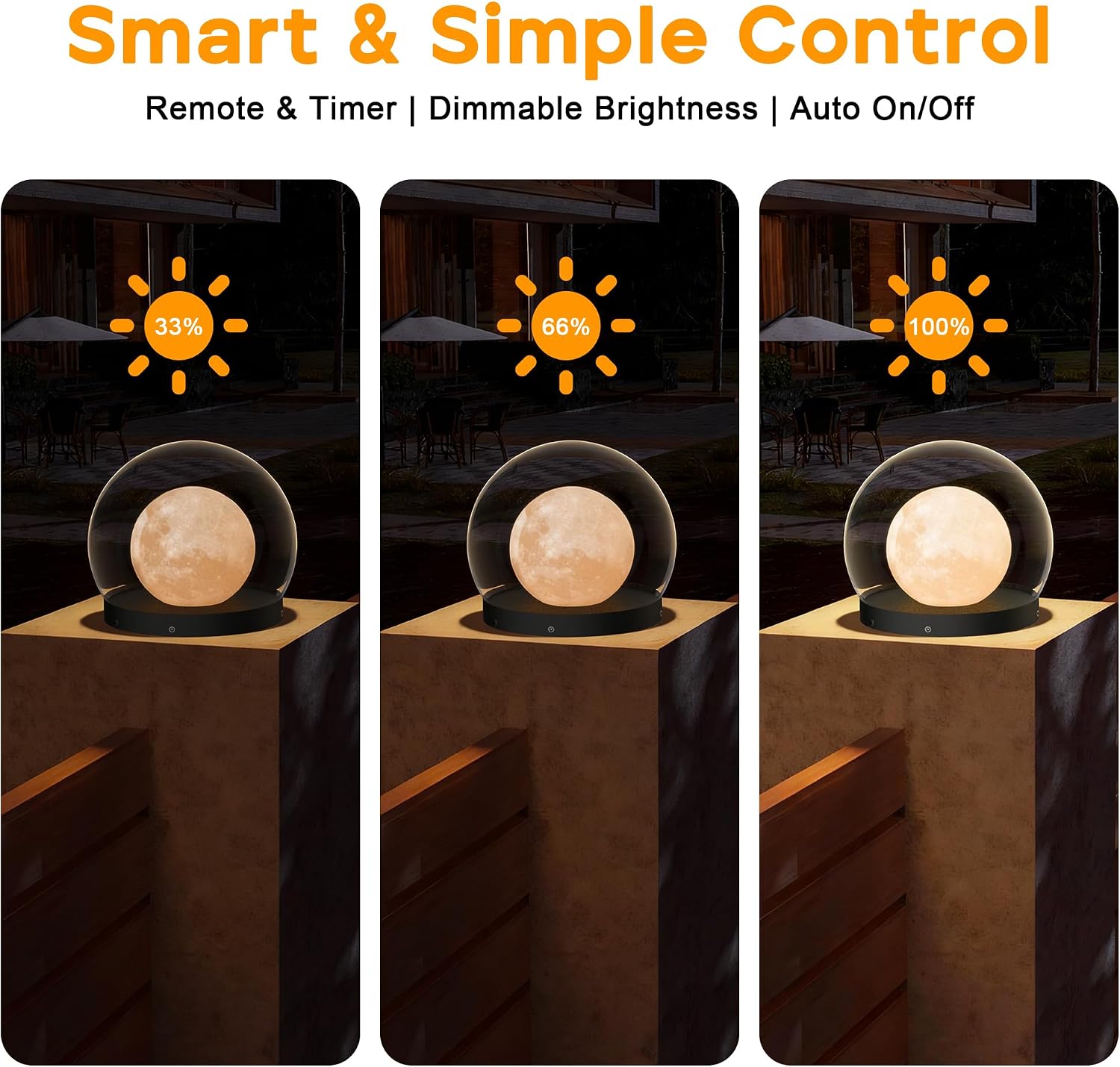 Solar Post Lights, IP54 Modern Pillar Light, Waterproof Column Lamp Outdoor, Dusk to Dawn Solar Post Cap Light with 3200K LED,Fence Deck Cap Lights for Garden Deck Patio Outside Lighting (Lampshade)
