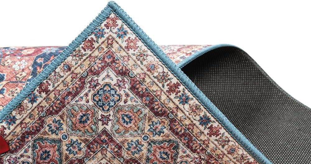 Gertmenian Indoor Boho Area Rug - 8x10 Large, Non Slip, Super Strong, Ideal for High Traffic Areas in Bedroom, Living Room, Kitchen - Cinzia, Bronze, 28508