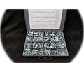 Fine Thread Metric 10.9 Bolt Assortment with Nuts & Washers M8 M10 M12 M14 490pc Hardware Fastener Kit Set RV9242S