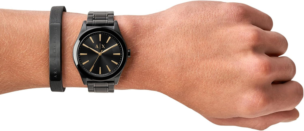 A|X Armani Exchange Men's Watch, Three-Hand Watches for Men