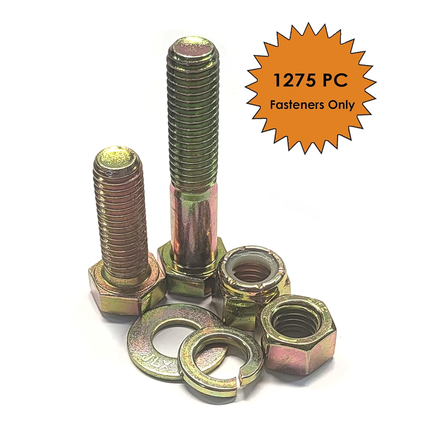 Titan Industrial Supply-1275 Piece Grade 8 Fine Thread Metal Drawer Assortment