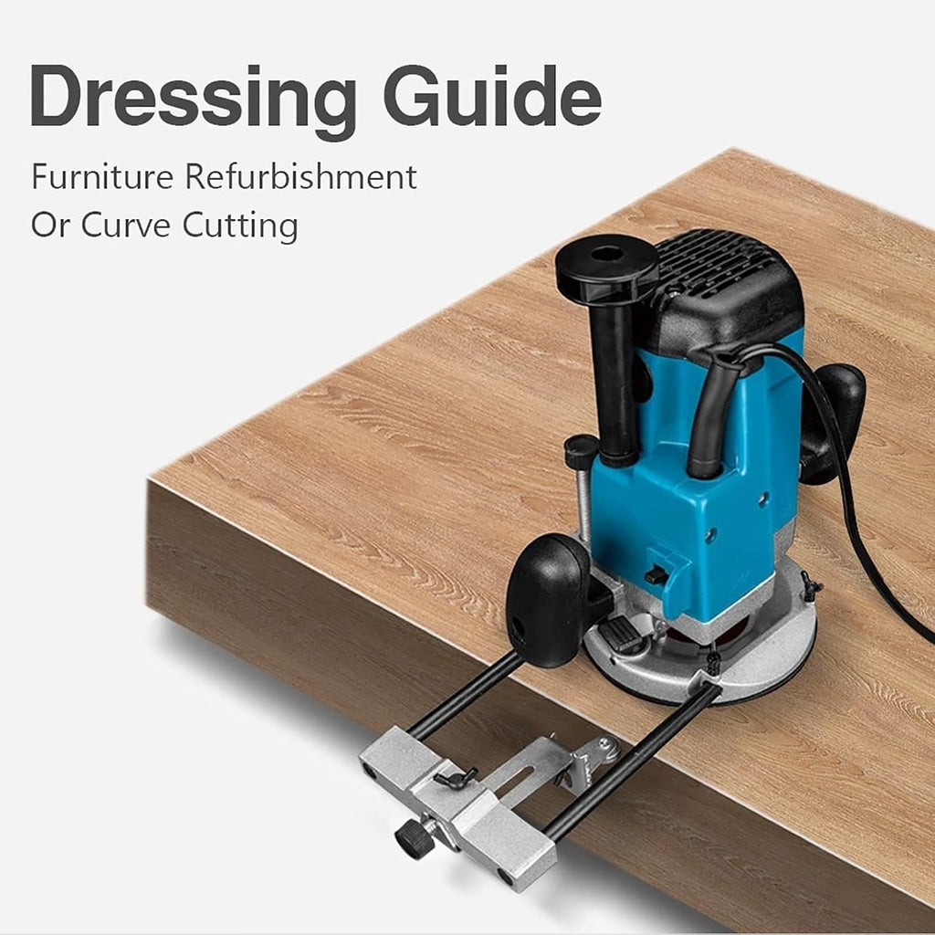 2200W Cordless Compact Router, 6-Speed Adjustment, Depth adjustment gear, Wood Milling Cutter Pruning Machine, with 15 Milling Cutter, Precision Scale, for Wood Working Slotting, Trimming, Carving