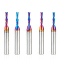 Amana Tool 46200-K-5 5-Pack SC Spektra Extreme Tool Life Coated Spiral Plunge 1/8 Dia x 1/2 CH x 1/4 SHK 2 Inch Long Down-Cut Router Bits