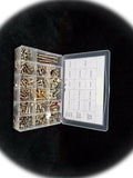 Grade 8 SAE Bolt, NUT & Washer Assortment 334 FINE Thread 1/4-28 5/16-24 3/8-24 Multi-Purpose Comprehensive Hardware Fastener Assortment Kit Cit01303Riv